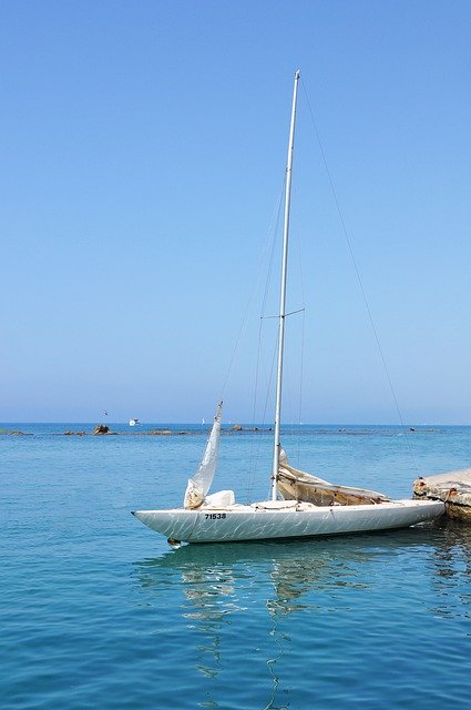 Free download Sea Boat Blue -  free photo or picture to be edited with GIMP online image editor