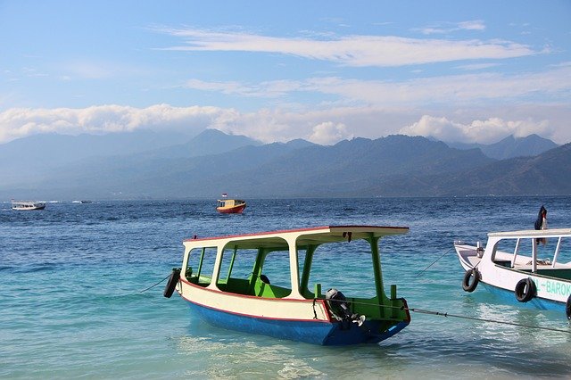 Free download Sea Boat Indonesia -  free photo or picture to be edited with GIMP online image editor