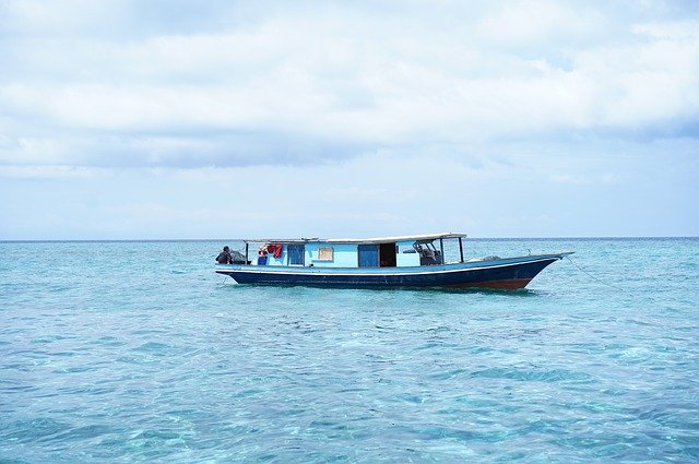 Free download Sea Boat Landscape -  free photo or picture to be edited with GIMP online image editor