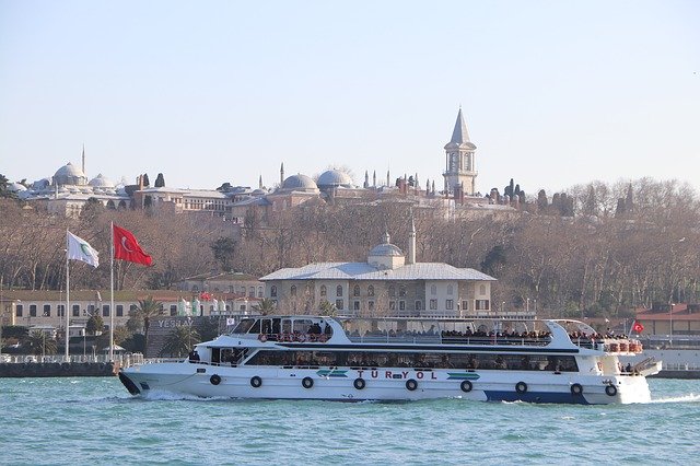 Free graphic sea boat v topkapi palace to be edited by GIMP free image editor by OffiDocs