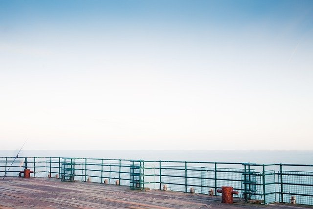 Free download sea bridge pier ocean sea water free picture to be edited with GIMP free online image editor