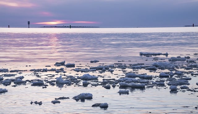 Free download sea ice sunset clouds skull free picture to be edited with GIMP free online image editor