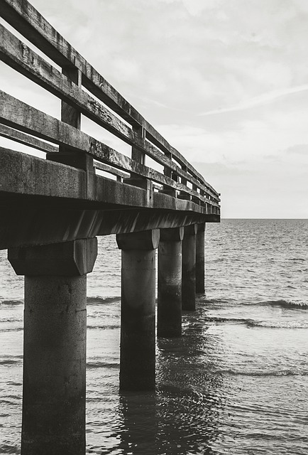 Free download sea pier ocean shuttle bus ship free picture to be edited with GIMP free online image editor