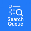 Search Queue  screen for extension Chrome web store in OffiDocs Chromium