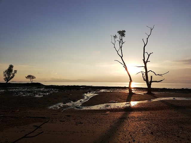 Sea Sand Sunset In 무료 다운로드 - 무료 사진 또는 GIMP 온라인 이미지 편집기로 편집할 사진