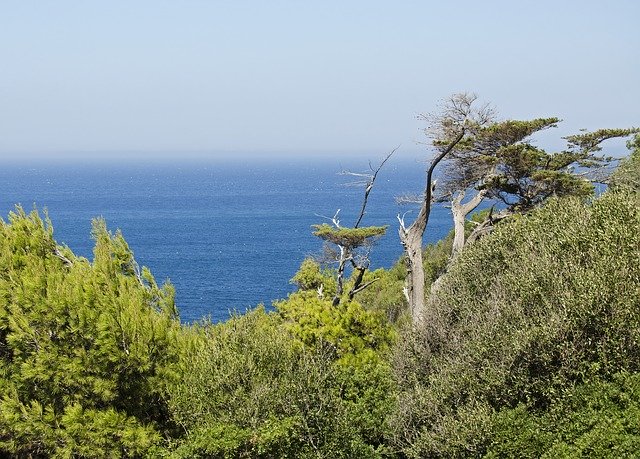 Bezpłatne pobieranie Seascape Blue Sky Sea - bezpłatne zdjęcie lub obraz do edycji za pomocą internetowego edytora obrazów GIMP