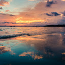 Seashore and Clouds Scenery  screen for extension Chrome web store in OffiDocs Chromium