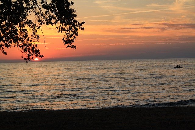 Téléchargement gratuit de Sea Sunset Croatie - photo ou image gratuite à modifier avec l'éditeur d'images en ligne GIMP