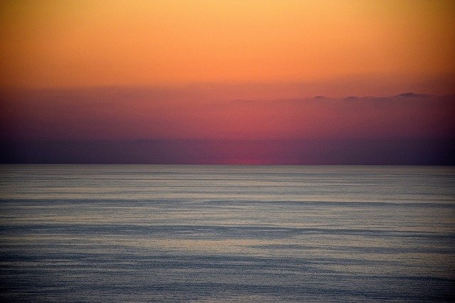 Free download Sea Sunset Sky -  free photo or picture to be edited with GIMP online image editor