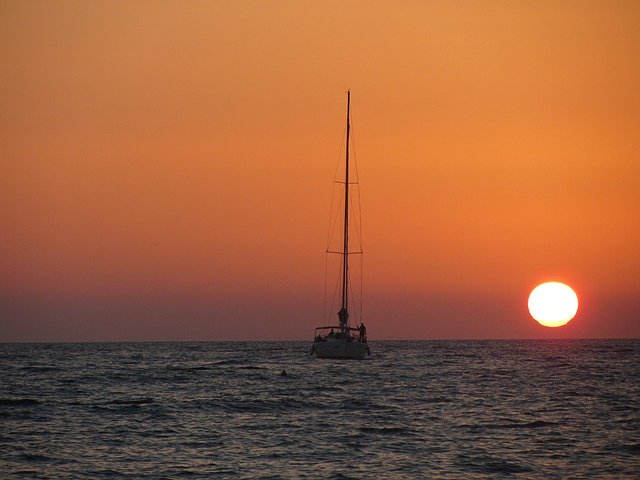 Téléchargement gratuit Sea Sunset Sun - photo ou image gratuite à éditer avec l'éditeur d'images en ligne GIMP