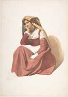 Free download Seated Italian Peasant Woman free photo or picture to be edited with GIMP online image editor