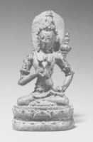 Free download Seated Male Deity Holding a Double Vajra free photo or picture to be edited with GIMP online image editor