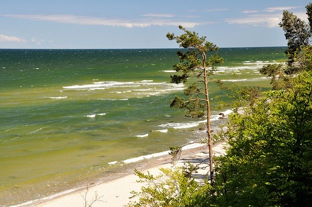 Kostenloser Download Sea The Coast Beach - kostenloses Foto oder Bild zur Bearbeitung mit GIMP Online-Bildbearbeitung