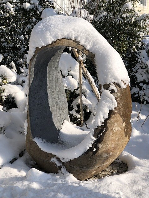 무료 다운로드 Seat Stone Winter Garden - 무료 사진 또는 GIMP 온라인 이미지 편집기로 편집할 사진