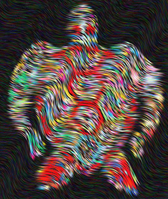 Free download Sea Turtle Psychedelic Background - Free vector graphic on Pixabay free illustration to be edited with GIMP free online image editor