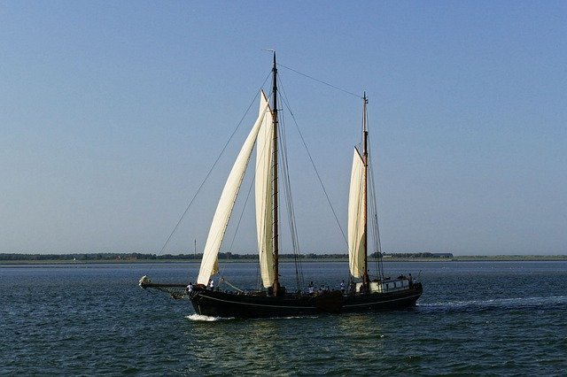 Free download Sea Wadden Sailing Boat -  free photo or picture to be edited with GIMP online image editor