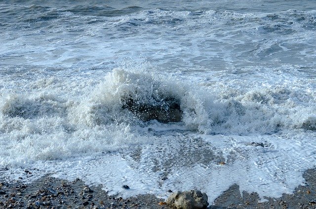 Free download Sea Wave Rock -  free photo or picture to be edited with GIMP online image editor