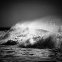 Sea waves at night  screen for extension Chrome web store in OffiDocs Chromium