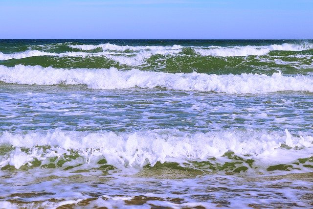 Free download sea waves nature sea foam ocean free picture to be edited with GIMP free online image editor