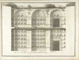 Free download Section (Interior Elevation) of a Columbarium free photo or picture to be edited with GIMP online image editor