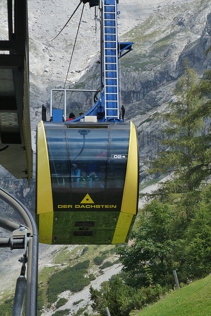 Free download Seilbahn Cableway Cabrio -  free photo or picture to be edited with GIMP online image editor