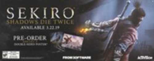 Free download Sekiro: Shadows Die Twice NA Release Sign free photo or picture to be edited with GIMP online image editor