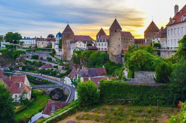 Free download Semur-En-Auxois France Village -  free photo or picture to be edited with GIMP online image editor