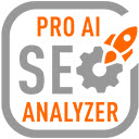SEO Analyzer Pro AI  screen for extension Chrome web store in OffiDocs Chromium