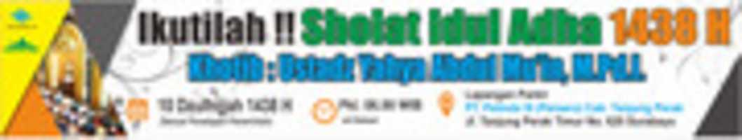 Free download Sepanduk Idul Adha 1438  free photo or picture to be edited with GIMP online image editor