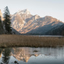 Serene Mountain Lake Reflection in Austria  screen for extension Chrome web store in OffiDocs Chromium
