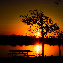 Serenity at Lakeside Sunset  screen for extension Chrome web store in OffiDocs Chromium