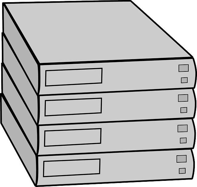 Free download Server Hardware Racked - Free vector graphic on Pixabay free illustration to be edited with GIMP free online image editor
