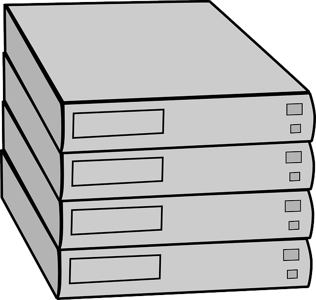 Free download Server Hardware Racked - Free vector graphic on Pixabay free illustration to be edited with GIMP free online image editor