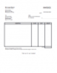 Free download Service Invoice Template 2 DOC, XLS or PPT template free to be edited with LibreOffice online or OpenOffice Desktop online