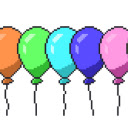 Seven colored balls  screen for extension Chrome web store in OffiDocs Chromium