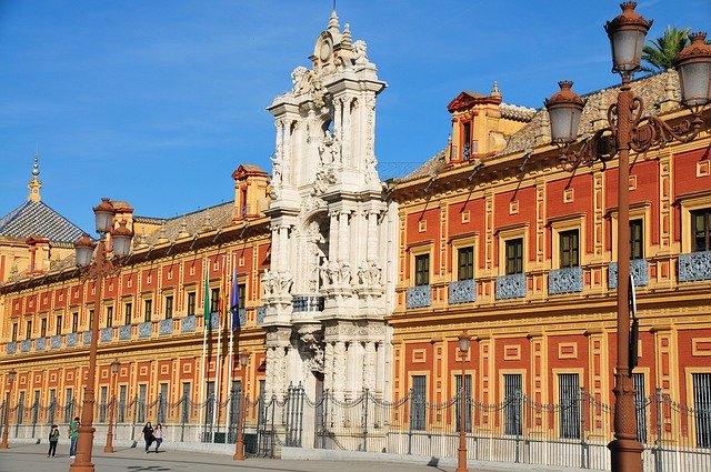 Kostenloser Download Sevilla Gebäudearchitektur - kostenloses Foto oder Bild zur Bearbeitung mit GIMP Online-Bildbearbeitung