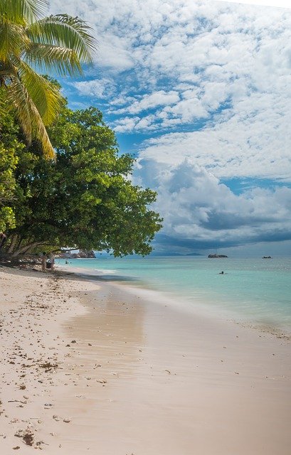 Téléchargement gratuit Seychelles La Digue Beach - photo ou image gratuite à éditer avec l'éditeur d'images en ligne GIMP