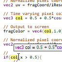 Shadertoy highlighter  screen for extension Chrome web store in OffiDocs Chromium