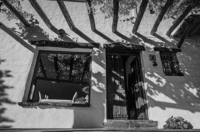 Free download shadows mono spain building b w free picture to be edited with GIMP free online image editor