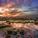 Shallow beach and sunrise  screen for extension Chrome web store in OffiDocs Chromium