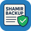 Shamir Backup  screen for extension Chrome web store in OffiDocs Chromium