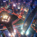 Shanghai at Night From Above  screen for extension Chrome web store in OffiDocs Chromium