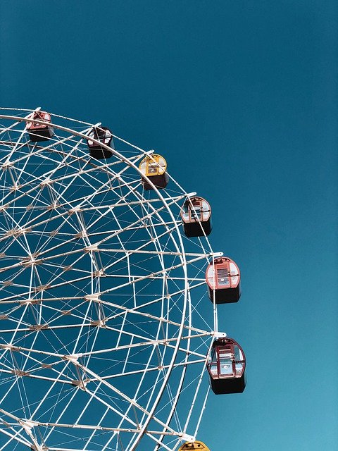 Free download Shanghai The Ferris Wheel Blue -  free photo or picture to be edited with GIMP online image editor