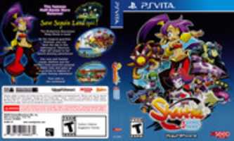 Free download Shantae 1/2 Genie Hero Vita Box Art free photo or picture to be edited with GIMP online image editor