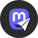 Share to Mastodon  screen for extension Chrome web store in OffiDocs Chromium