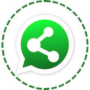 Share via WhatsApp  screen for extension Chrome web store in OffiDocs Chromium