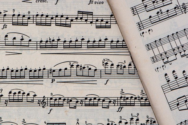 Free download sheet music 19th century cello free picture to be edited with GIMP free online image editor
