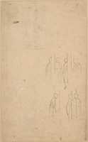 Free download Sheet of Studies with Female Figure Kneeling and Embracing Standing Figure free photo or picture to be edited with GIMP online image editor