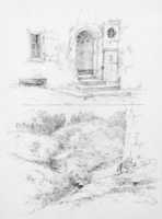 Free download Sheet of Two Sketches of Rothenburg, Germany free photo or picture to be edited with GIMP online image editor