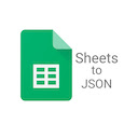 Sheets to JSON  screen for extension Chrome web store in OffiDocs Chromium
